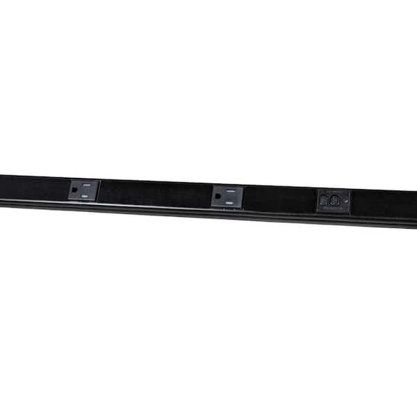 Wiremold Plugmold 5 ft. 9-Outlet GFCI Multi-Outlet Strip with Tamper Resistant Receptacles, Black