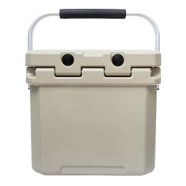 Camp-Zero 12.6 Qt. Premium Cooler with 2 Molded-In Cup Holders and