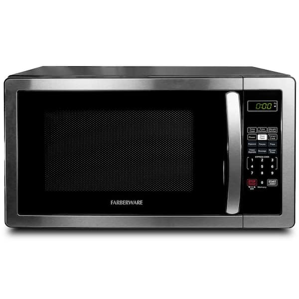 Midea Classic 1.1 cu. ft. 1000-Watt Microwave Oven, Stainless Steel