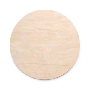 1/2 in. x 1.5 ft. x 1.5 ft. Birch Circle Project Panel