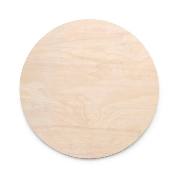 Handprint 1/2 in. x 1.5 ft. x 1.5 ft. Birch Circle Project Panel