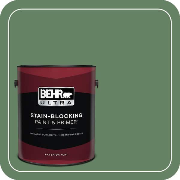 BEHR ULTRA 1 gal. #S400-6 Tuscan Herbs Flat Exterior Paint & Primer