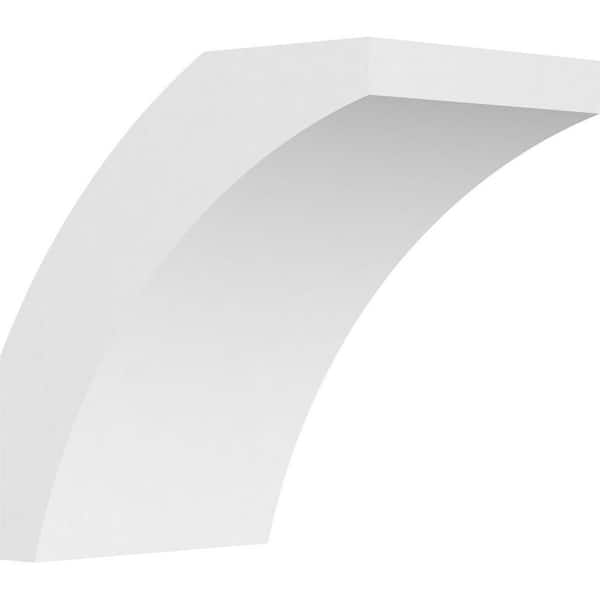 Ekena Millwork Standard Thorton 5 in. W x 8 in. H x 8 in. D Polyurethane Knee Brace