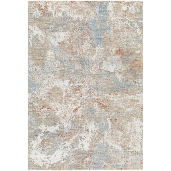 Venus Blue Doormat 2 ft. x 3 ft. Abstract Indoor Area Rug