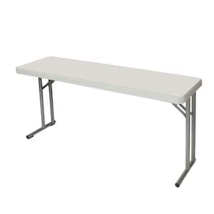 Baldwin 18 in. x 60 in. Plastic Top, Folding Seminar/Office Table, Speckled Grey