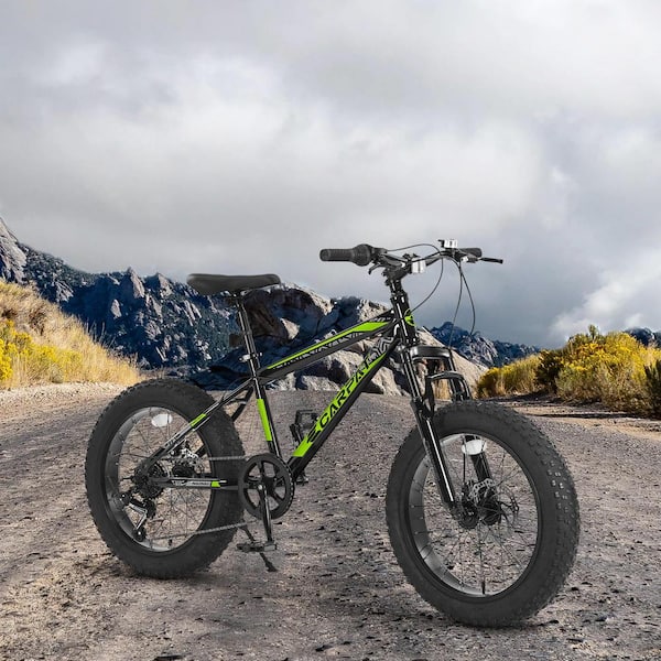 20 in. Wheels, 4 in. Wide Fat Tire Snow Mountain Bike for