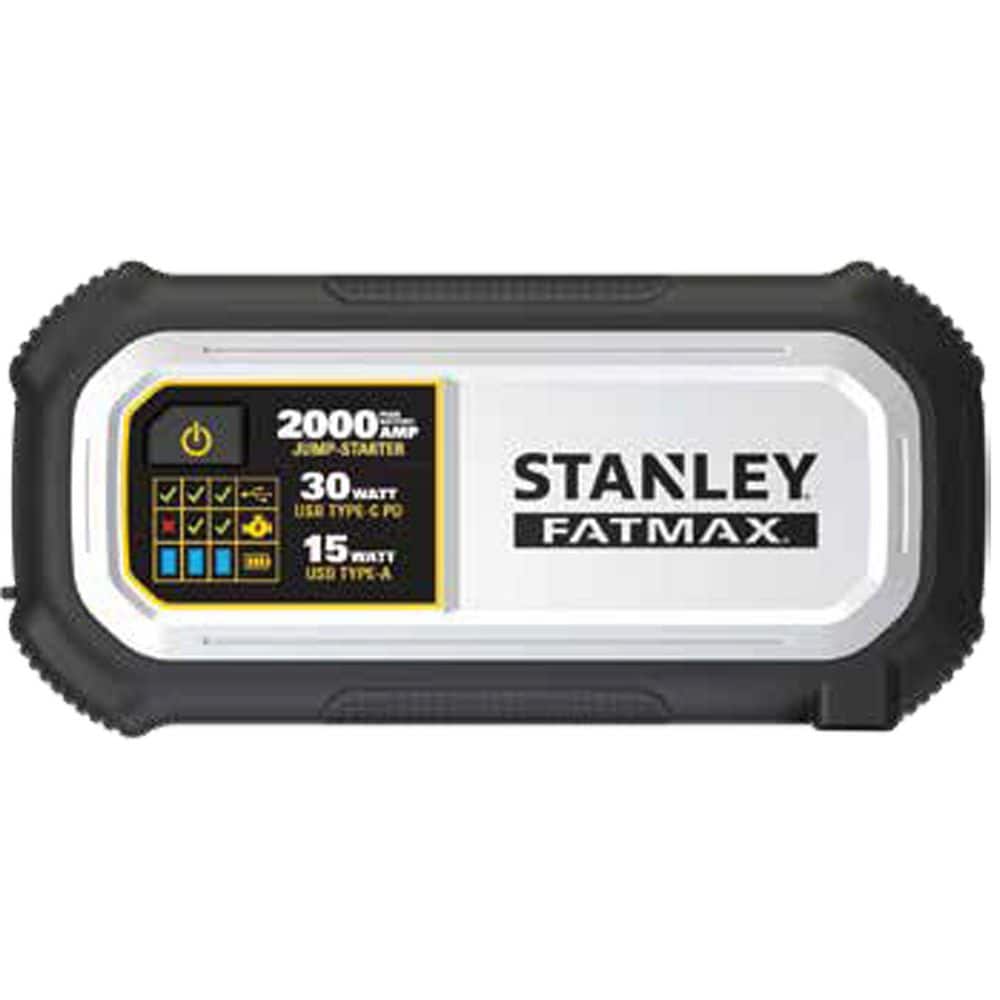 Stanley 2000 Peak Amp Li-Ion Jump Starter with Portable USB Power