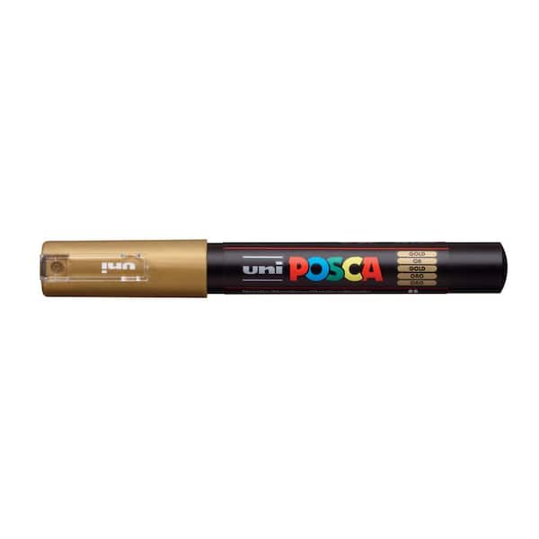 UNI POSCA GOLD OPAQUE WATER-BASED EXTRA FINE PAINT MARKER - Scrapbook  Centrale