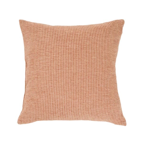 FRESHMINT Nea Woven Pinstripes 18 in. x 18 in. Pillow