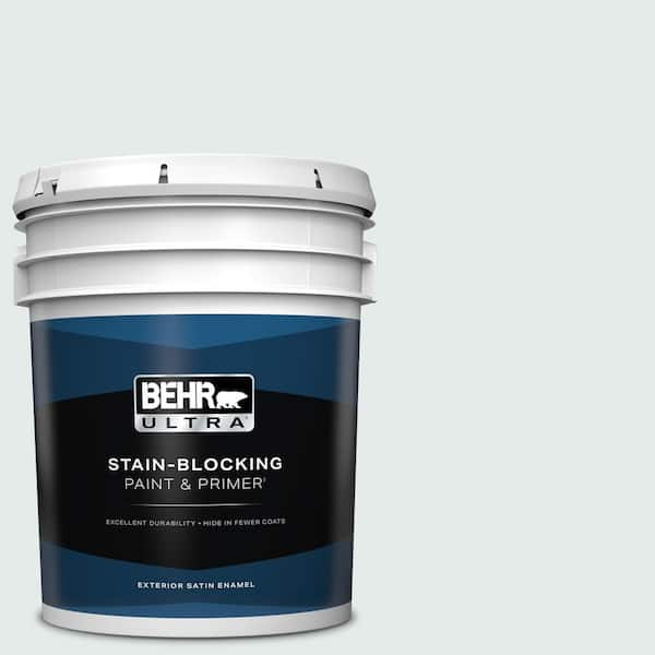 BEHR ULTRA 5 gal. #740E-1 Dream Catcher Satin Enamel Exterior Paint & Primer