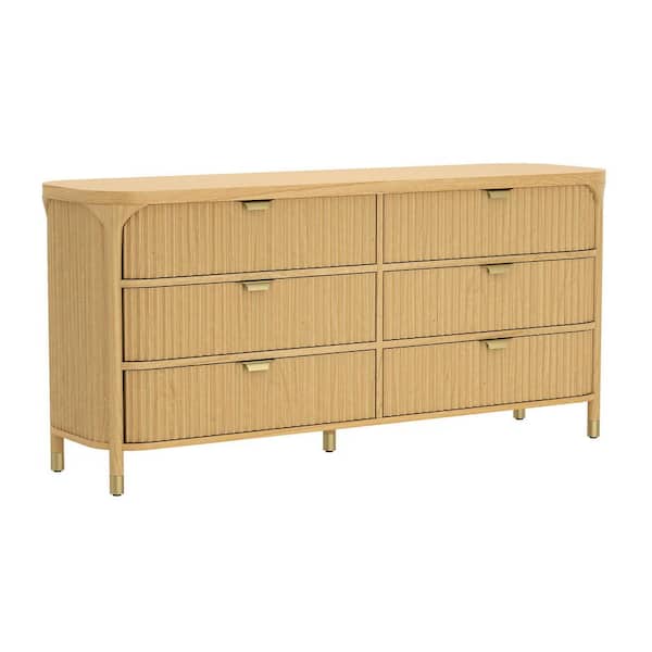 chicopee modern 6 drawer double dresser Park Contemporary 68