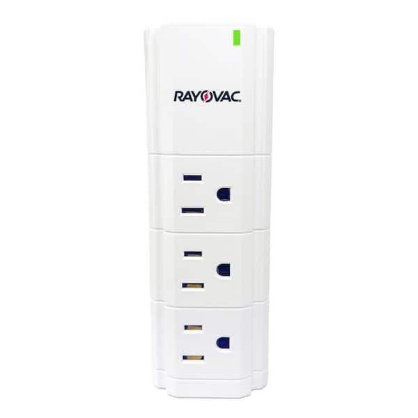 9-Outlets 2-USB-Ports Portable Power Strip and Charger Wall Tap