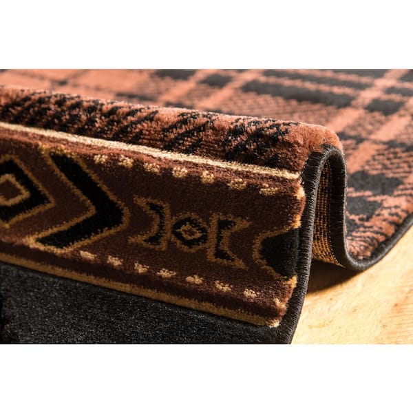 Cottage Woodland Brown 2 ft. 7 in. x 4 ft. 2 in. Area Rug