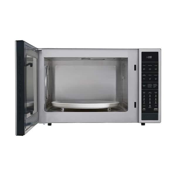 24.6 in. Microwave 1.5 cu. ft. in Stainless Steel with Convection