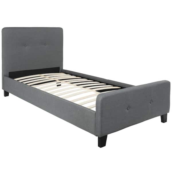 Carnegy Avenue Dark Grey Twin Platform Bed