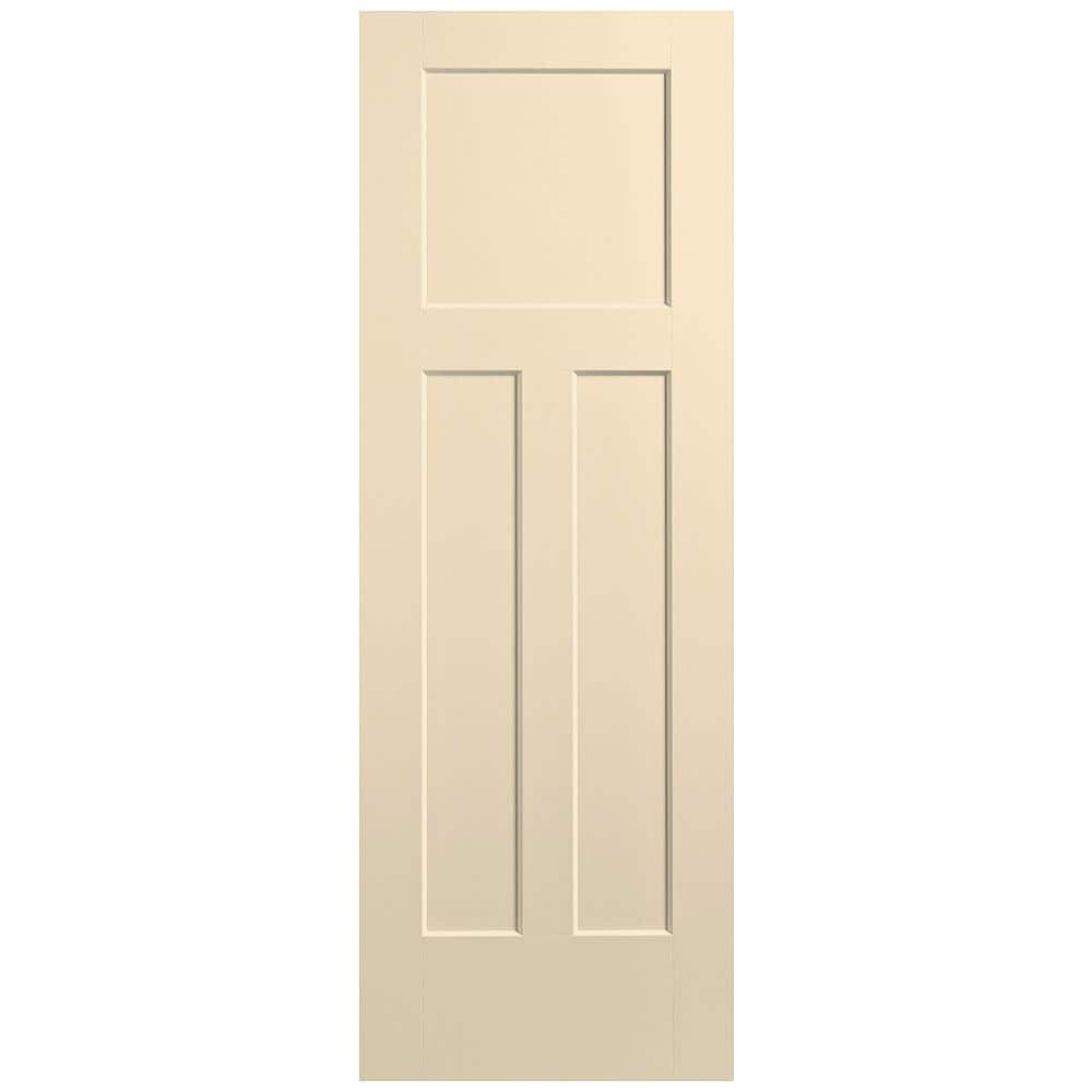 28 in. x 80 in. 3-Panel Winslow Single Bore Hollow Core Golden Haystack Molded Composite Interior Door Slab price history on PriceWatchPro
