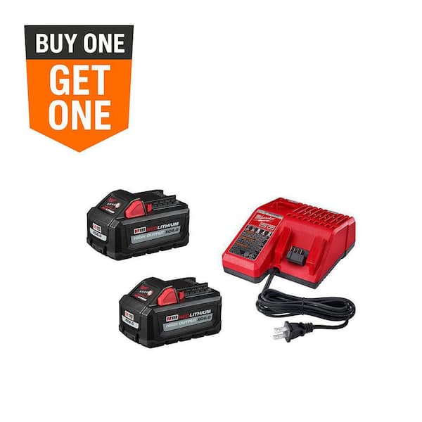 M18 18-Volt Lithium-Ion High Output Starter Kit with Two 6.0 Ah Battery and Charger