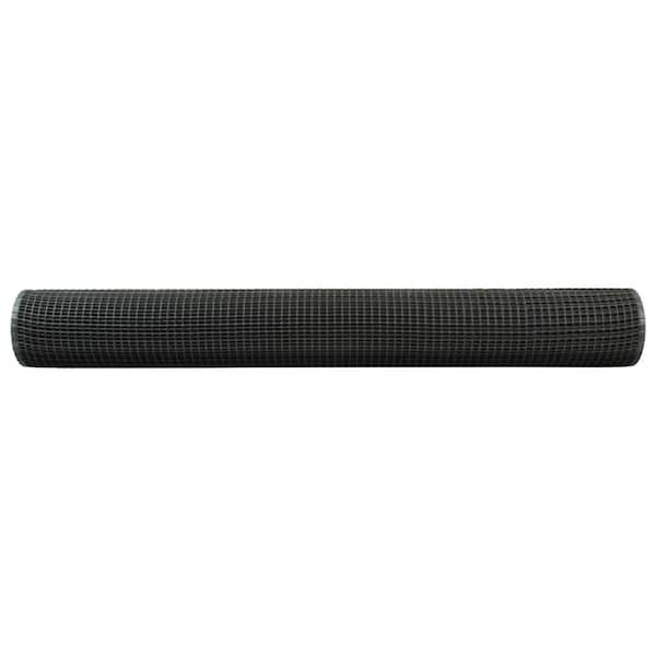 Tenax Black Hardware Net - 3 Ft X 15 Ft Heavy Duty Plastic Mesh For Gardening, Fencing & Support
