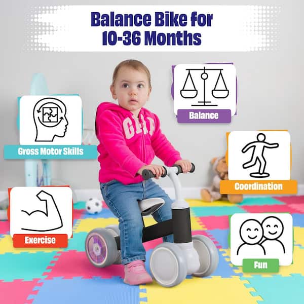 Lil Rider 10-36 Month Baby Balance Bike, Black 80-TG0152 - The