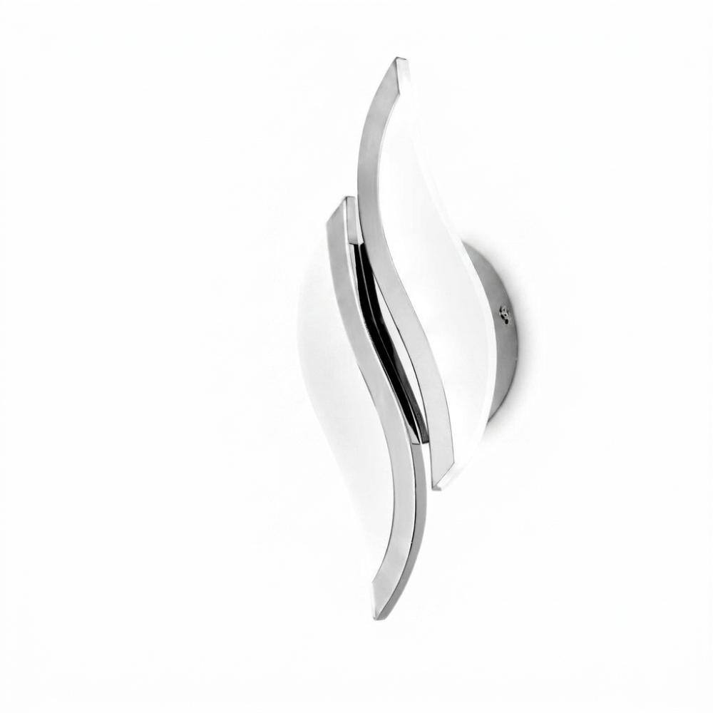 Modern 18W Chrome Integrated LED Wall Sconce with 6000K Cool White Light for Bathroom, Bedroom and Hallway price history on PriceWatchPro