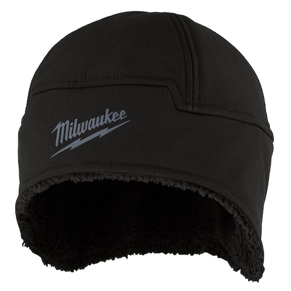 Sherpa-Lined Hat Black LXL