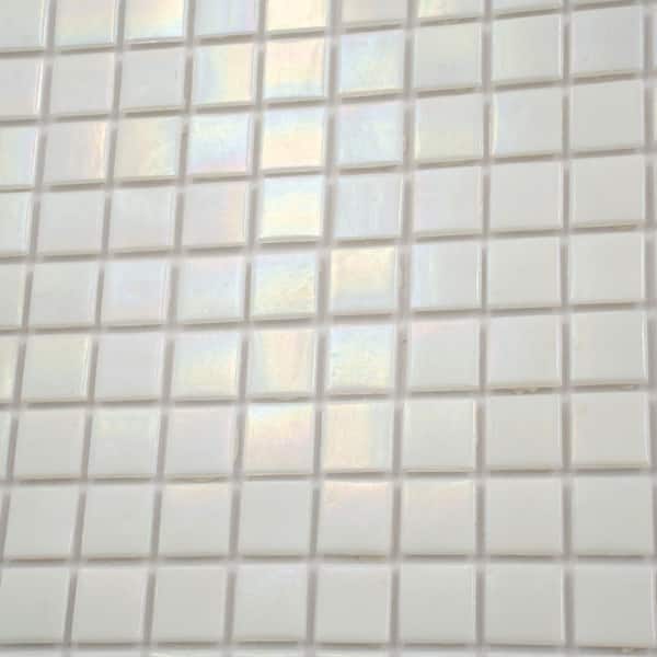 Apollo Tile Dune Cadet Blue 12-in x 12-in Glossy Glass Uniform Squares Floor and Wall Tile (20-sq. ft/ Carton)