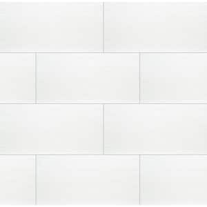 MSI Adella White Bullnose 3 in. x 18 in. Matte Porcelain Wall Tile (15 lin.  ft./Case) 