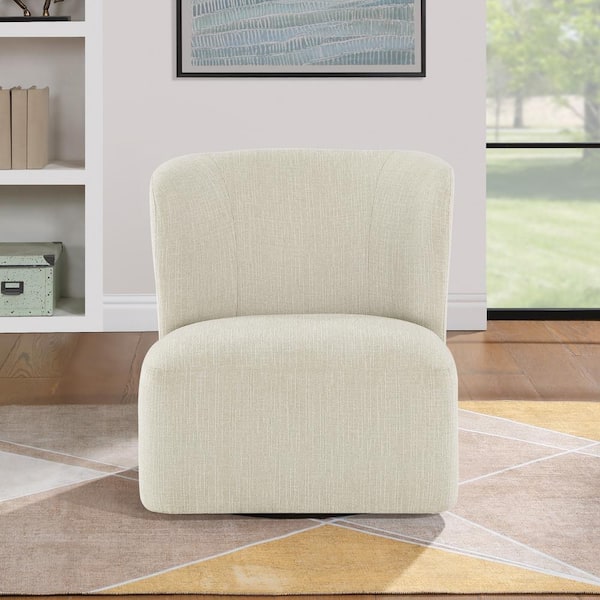 OSP Home Furnishings Lucia Line Fabric Swivel Side Chair