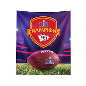 NFL Chiefs SB58 Elite Champs Printed Multi-Color Wall Hanging