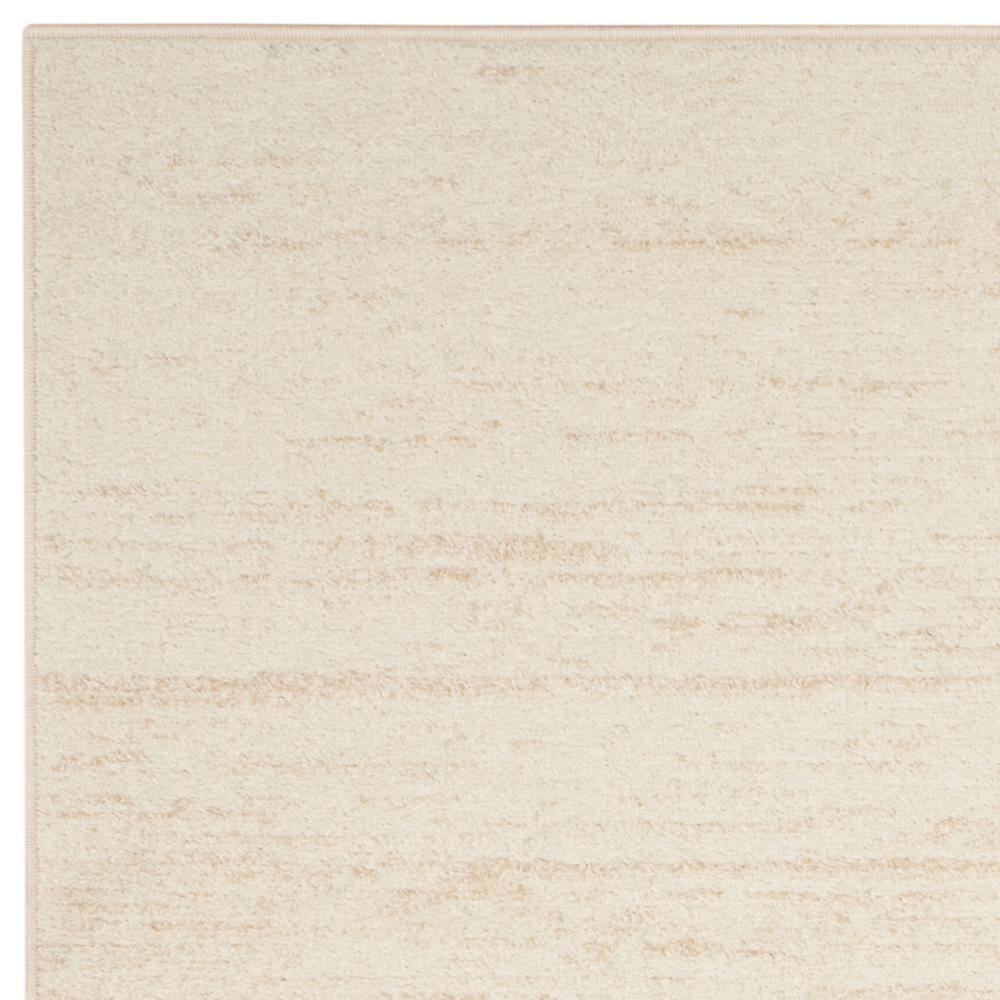 Champagne Cream Abstract Low Pile Area Rug