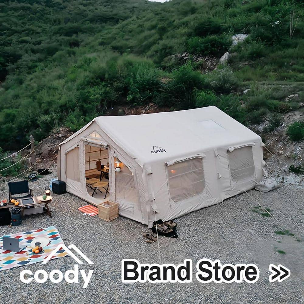 coody 11.8 x 15.7 ft. 17.2 Familia Inflatable Tent Glamping Tents
