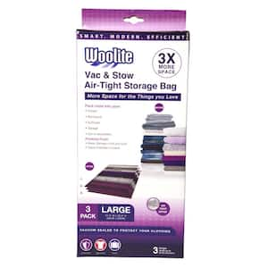 Invoibler 6 Pcs Jumbo Vacuum Storage Bags with PumpVacuum Storage