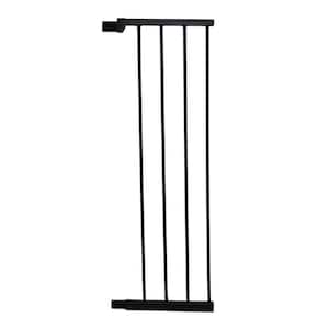 36 in. H x 11 in. W x 1 in. D, Black Large Extension for Extra Tall Premium Pressure Gate