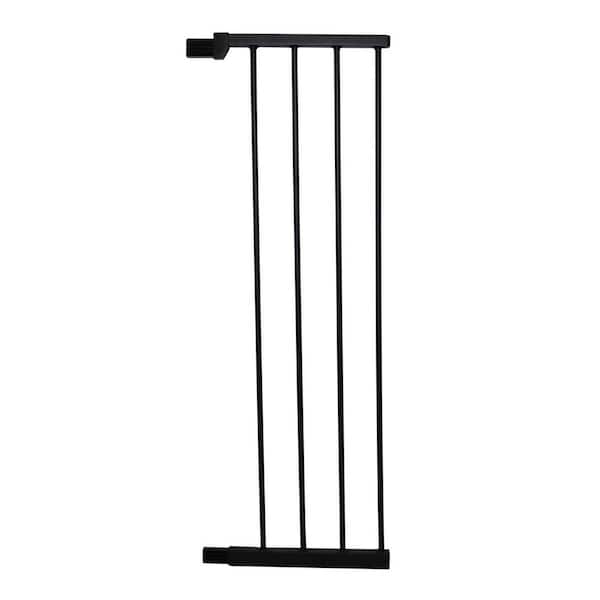 Cardinal Gates 36 in. H x 11 in. W x 1 in. D, Black Large Extension for Extra Tall Premium Pressure Gate