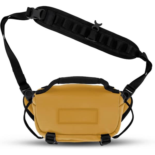 Camera Sling Bag Crossbody Case in Dallol Yellow Compact Weather Resistant with Quick Access and Multiple Carry Options
