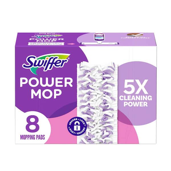 Swiffer Power Mop Mopping Pad Refills (8-Count)