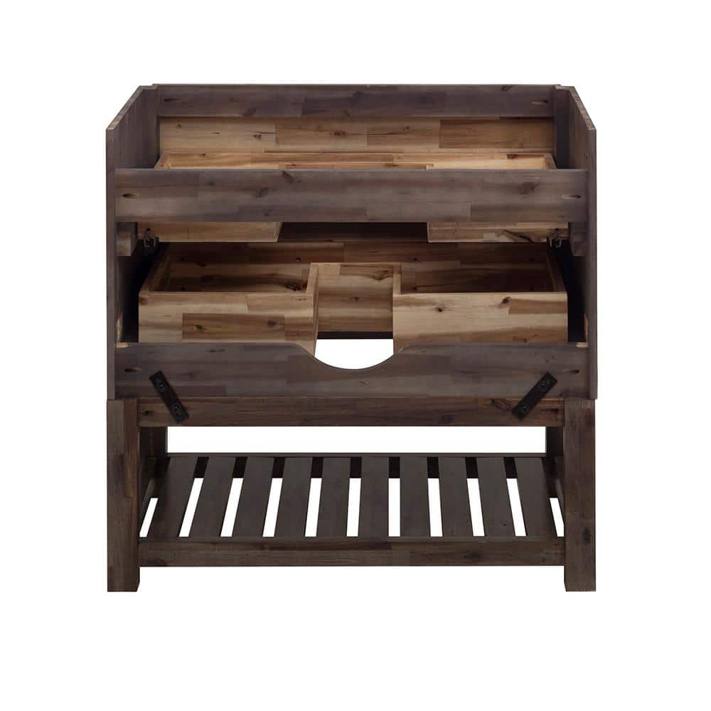 Fresca Formosa 35" Free-Standing Open Bottom Single Bathroom Vanity Base Only