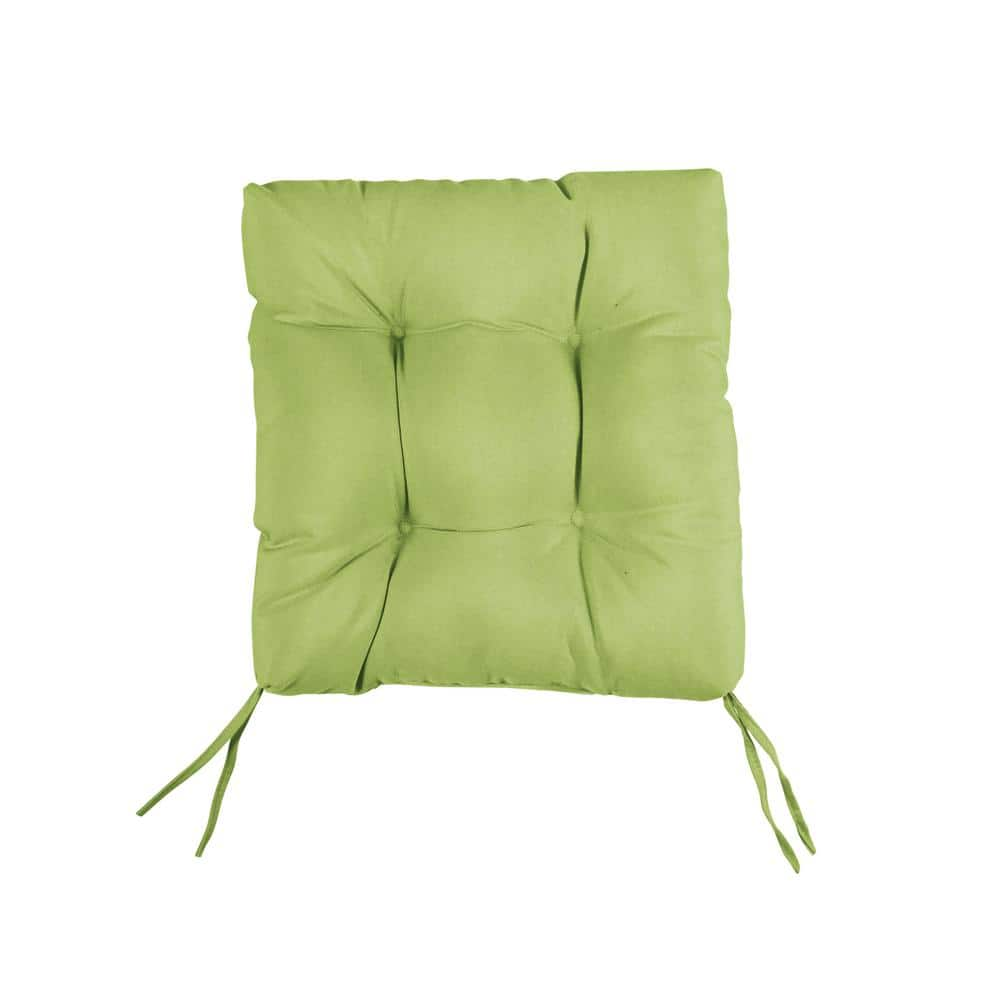 Green kitchen best sale chair cushions