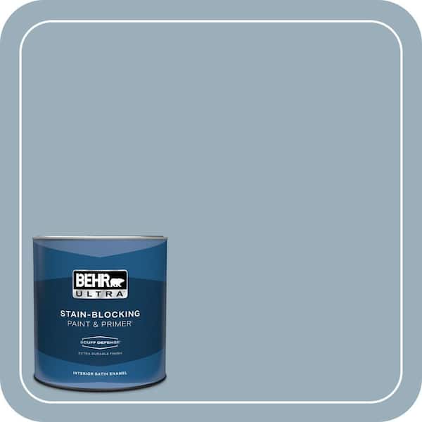 BEHR ULTRA 1 qt. Home Decorators Collection #HDC-CT-24 Rainy Sidewalk Extra Durable Satin Enamel Interior Paint & Primer