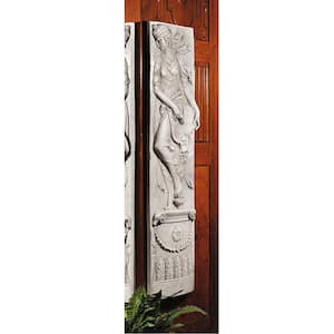 Design Toscano 61 in. x 19 in. Dione the Divine Water Goddess Wall  Sculpture (2-Piece) KY94067 - The Home Depot