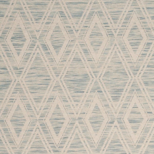 Marbella Light Blue/Ivory 8 ft. x 10 ft. Geometric Area Rug