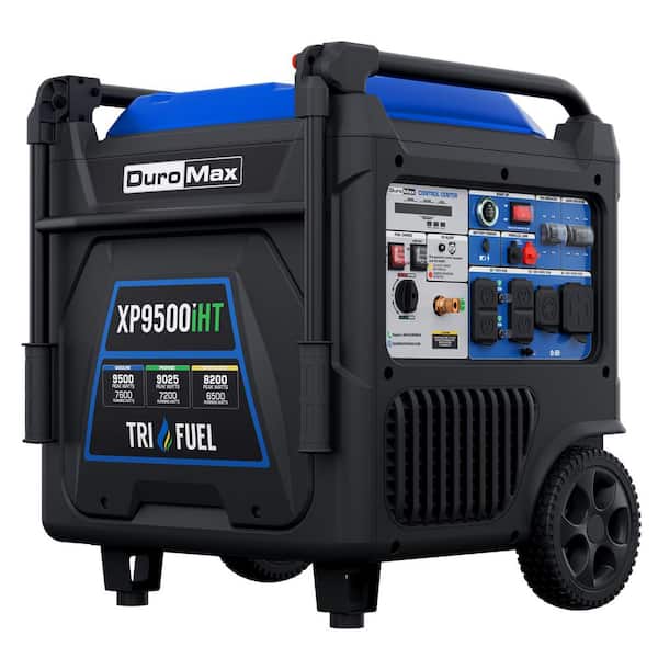 9,500 Watt Remote Start Quite Low THD Portable Tri-Fuel Inverter Generator