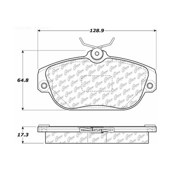 Centric Parts Disc Brake Pad Set