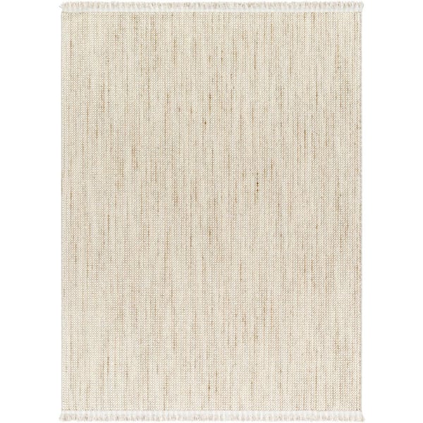 Livabliss Raisa Cream 8 ft. x 10 ft. Texture Indoor Area Rug