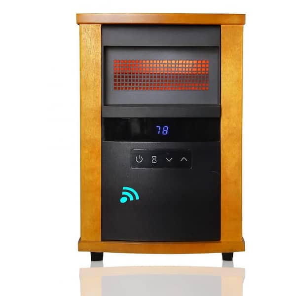 10.6 in. 1500W Infrared Electric Baseboard Heater, Quartz Heating Remote Control Timer, Overheat and Tip-Over Protection