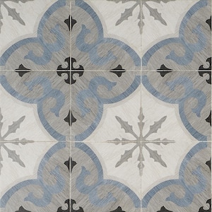 Castaic Briar Blue 8 in. x 8 in. Matte Porcelain Floor and Wall Tile (12.91 sq. ft./Case)