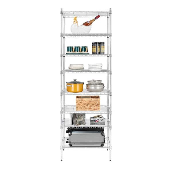 Dropship 6 Tier Chrome Plated Heavy Duty Adjustable Shelves And Racks, Each  Wire Shelf Holds 300 Lbs, Ideal For Warehouses, Supermarkets, Balconies Or  Kitchens, 48.03 L × 17.72 W × 71.65 H.