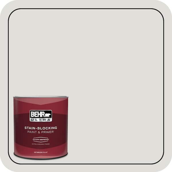 BEHR ULTRA 1 qt. #MQ3-23 Statuesque Extra Durable Flat Interior Paint & Primer