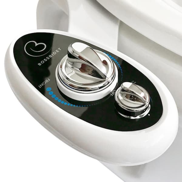 Unbranded Boss Bidet Non-Electric Luxury Toilet Bidet Attachment Water Sprayer Dual Nozzle White and Black
