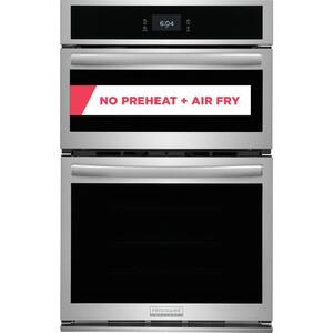 27 in. Electric Wall Oven and Microwave Combination with Total Convection in Smudge-Proof Stainless Steel